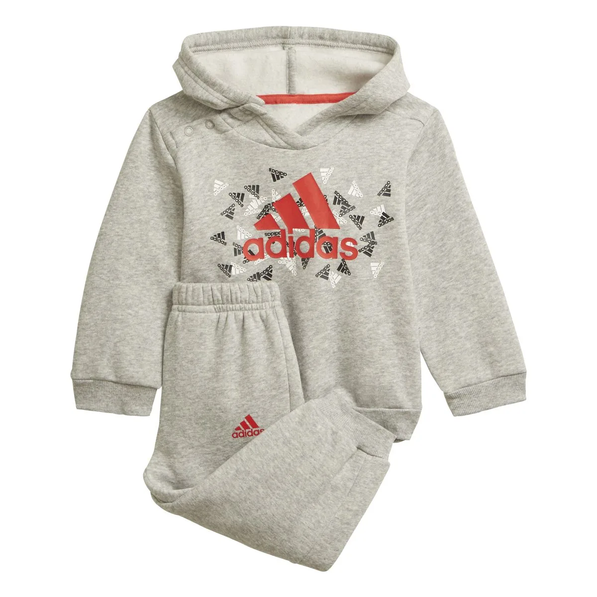 Adidas Badge of Sport Graphic Jogginganzug Kinder grau