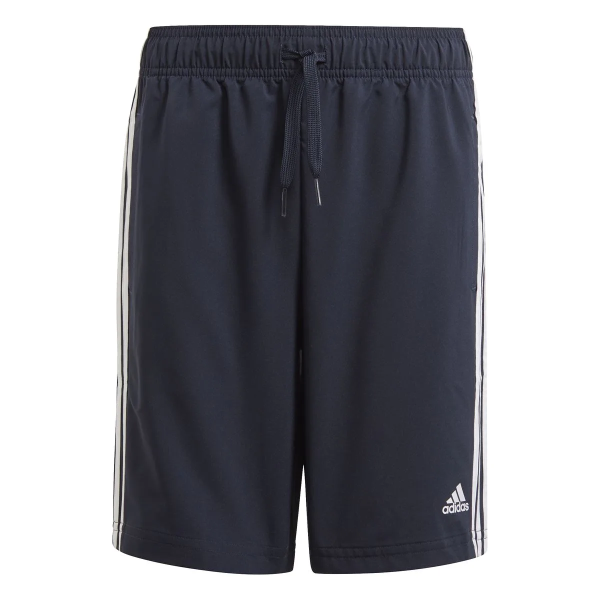Essentials 3-Streifen Chelsea Shorts Jungen Shorts, blau 164