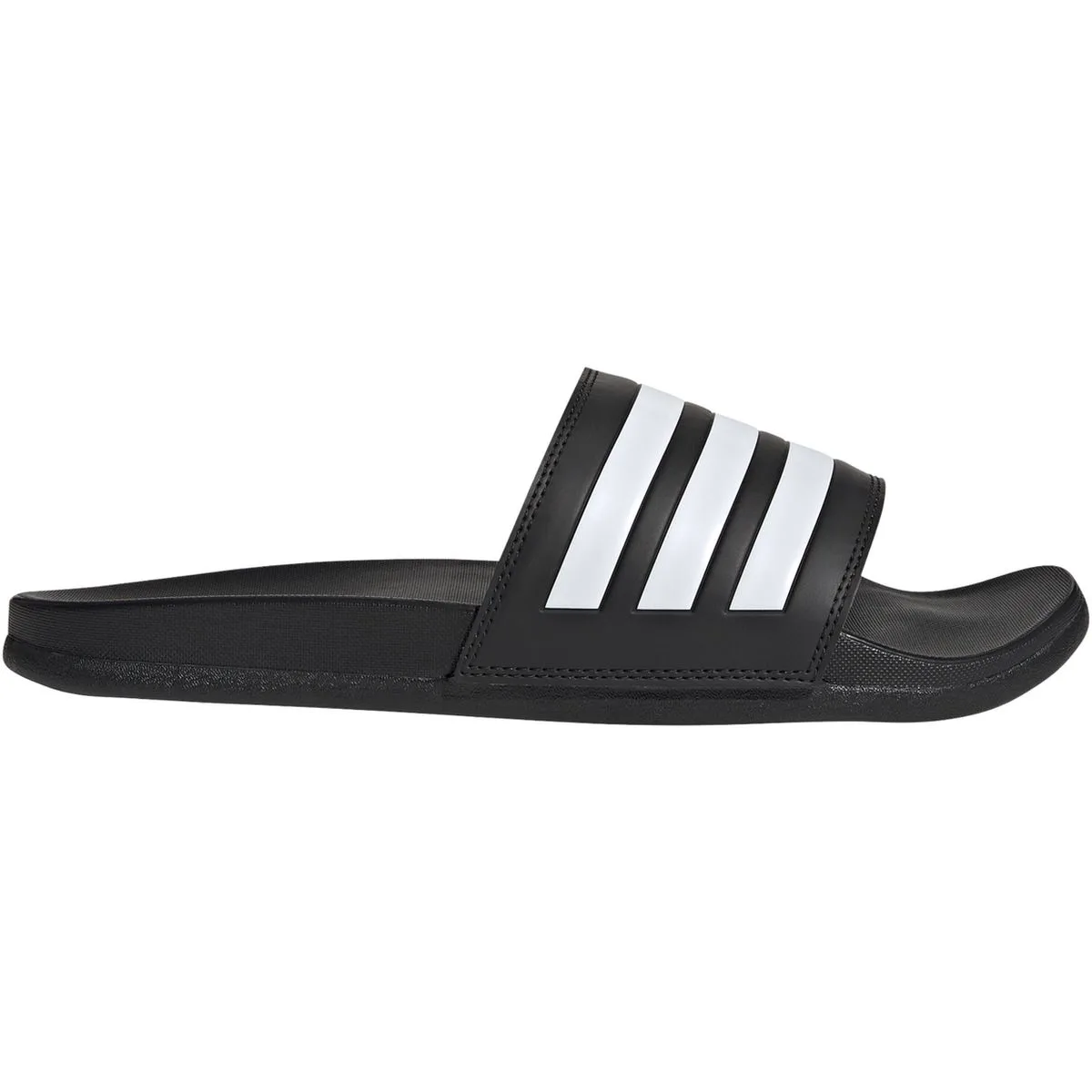 Comfort adilette Badeslipper, schwarz, Größe 46 46