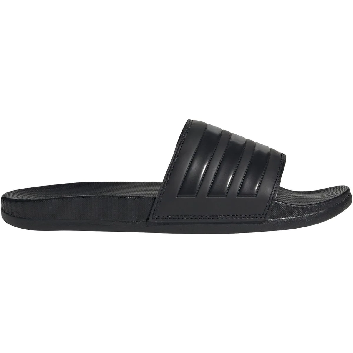 Comfort adilette Badeslipper, schwarz, Größe 47 47