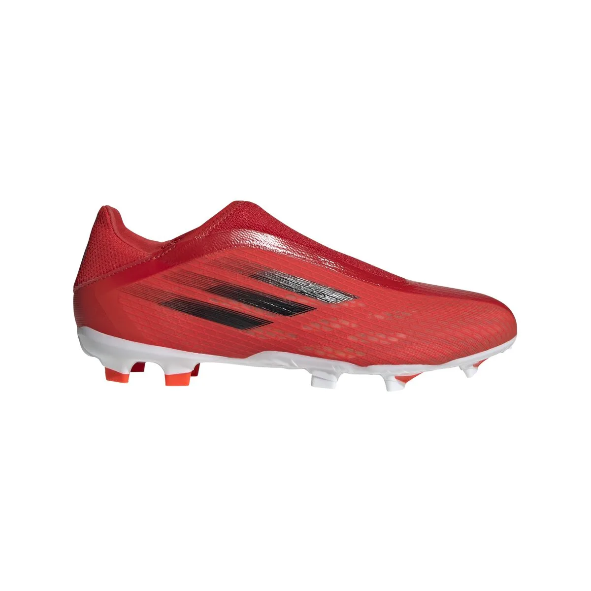 X Speedflow.3 Laceless FG Fußballschuh Nockenschuhe, rot, Größe 47 ⅓ 47 ⅓