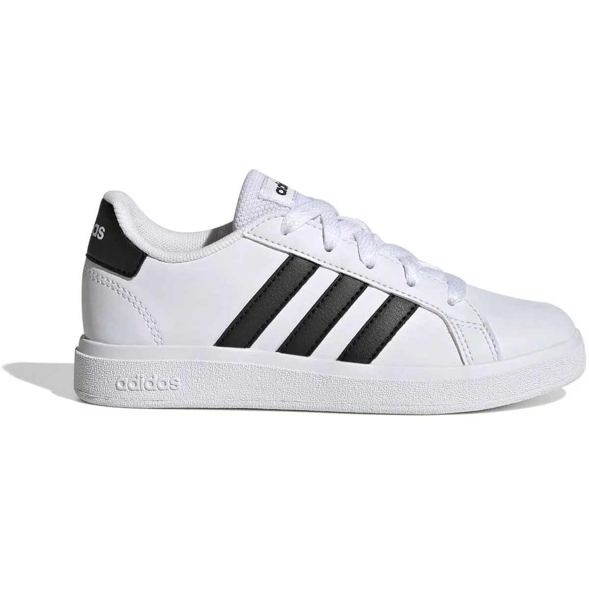 Grand Court Lifestyle Tennis Lace-Up Schuh Kinder Freizeitschuhe, weiß, Größe 33 ½ 33 ½