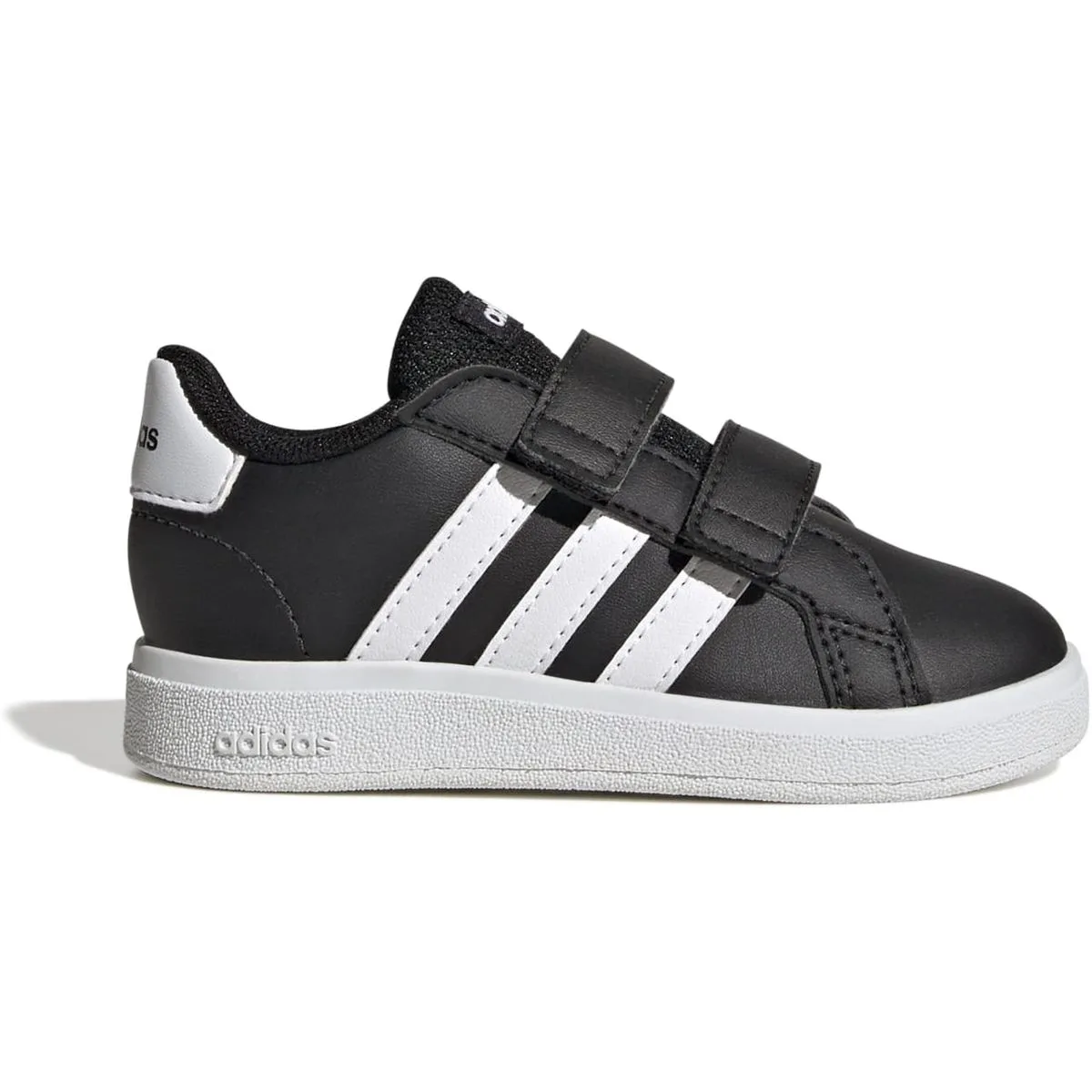 Grand Court Lifestyle Hook and Loop Schuh Kinder Freizeitschuhe, schwarz, Größe 20 20