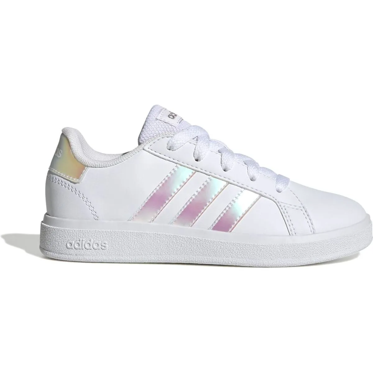 Grand Court Lifestyle Lace Tennis Schuh Kinder Freizeitschuhe, weiß, Größe 37 ⅓ 37 ⅓