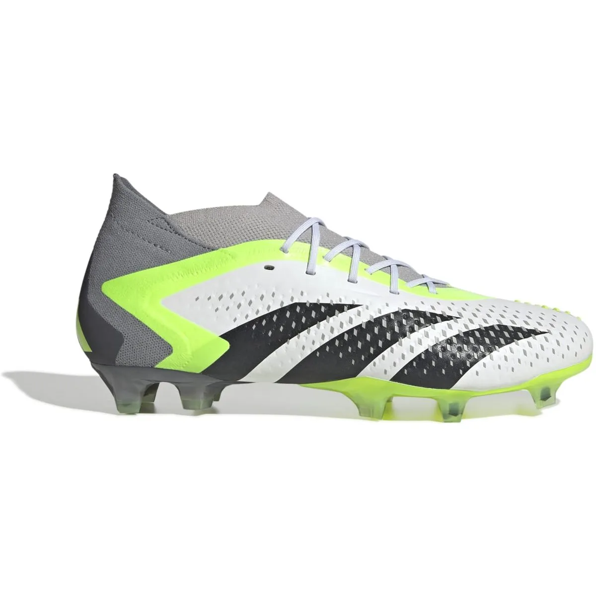 PREDATOR ACCURACY.1 FG Fußballschuh Nockenschuhe, weiß, Größe 42 ⅔ 42 ⅔