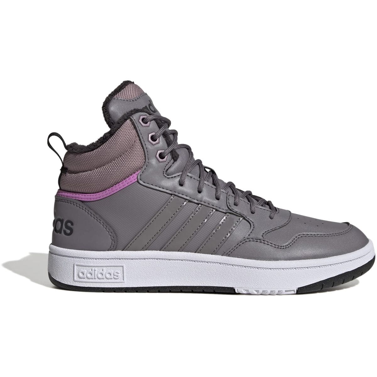 Hoops 3.0 Mid Lifestyle Basketball Classic Fur Lining Winterized Schuh Damen Freizeitschuhe, grau, Größe 36 36