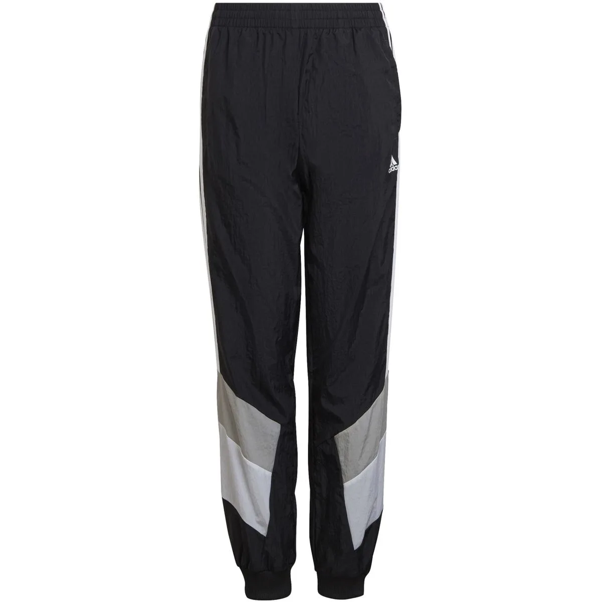 Colorblock Woven Hose Jungen Trainingshose, schwarz 128