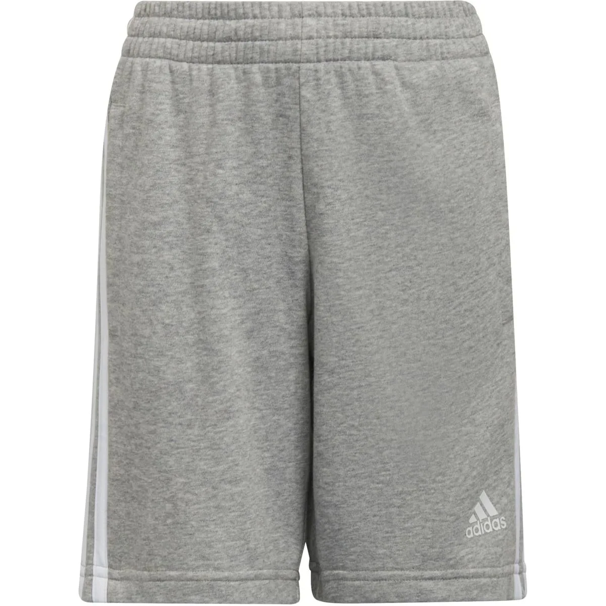 Essentials 3-Streifen Kinder Shorts, grau 110