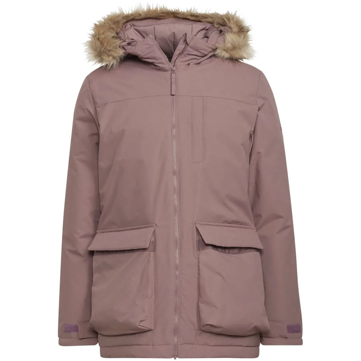 Adidas Utilitas Hooded Parka Herren Jacke, rot