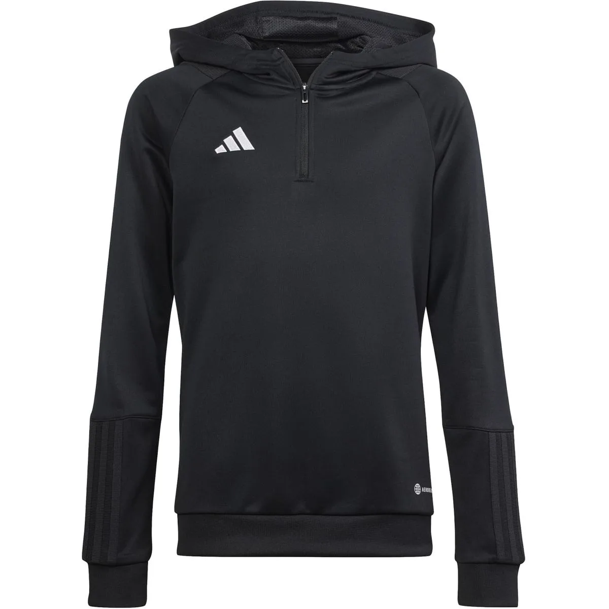 Tiro 23 Competition Kinder Kapuzensweater, schwarz 140
