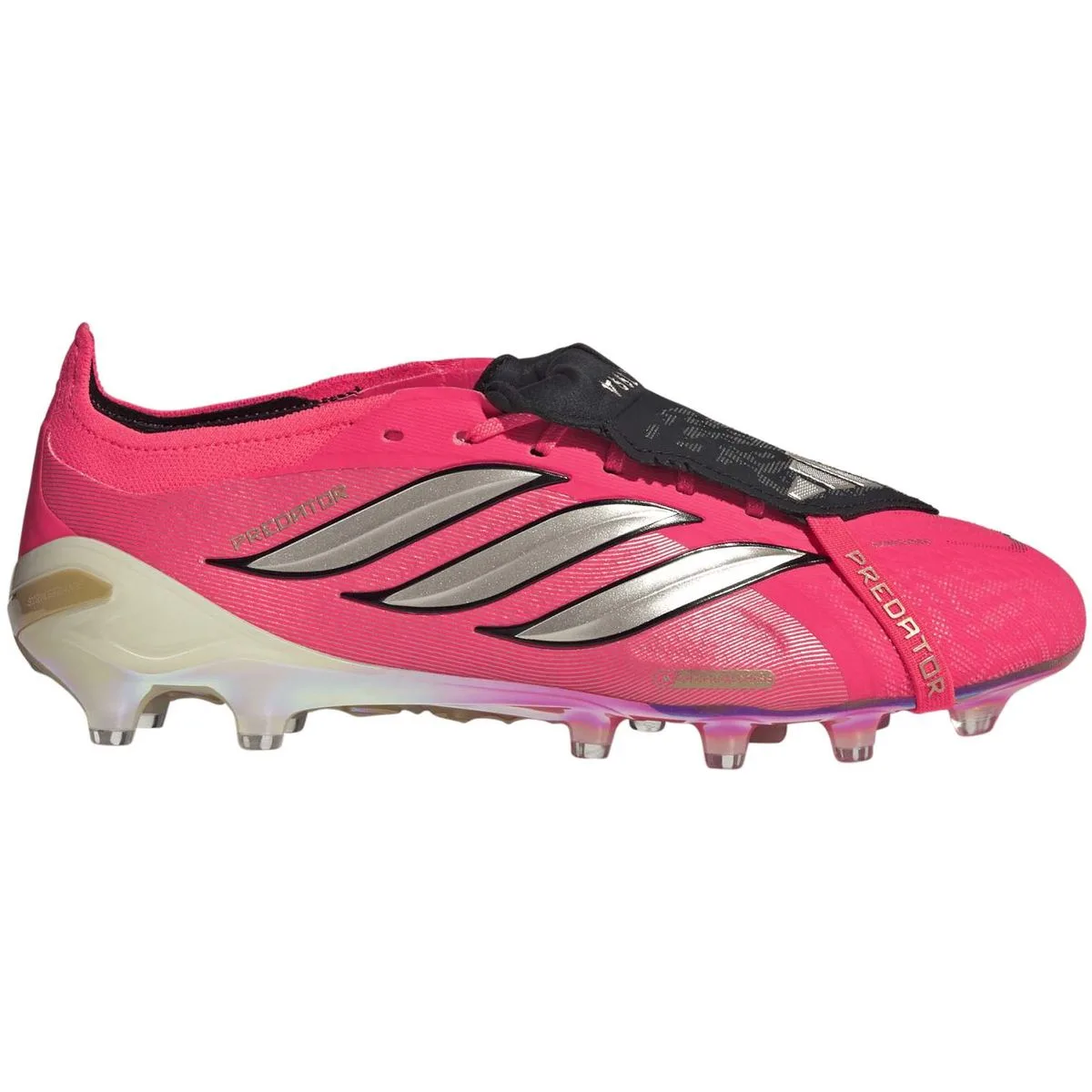 Predator Elite Fold-Over Tongue Artificial Ground Soccer Cleats Nockenschuhe, rosa, Größe 48 48