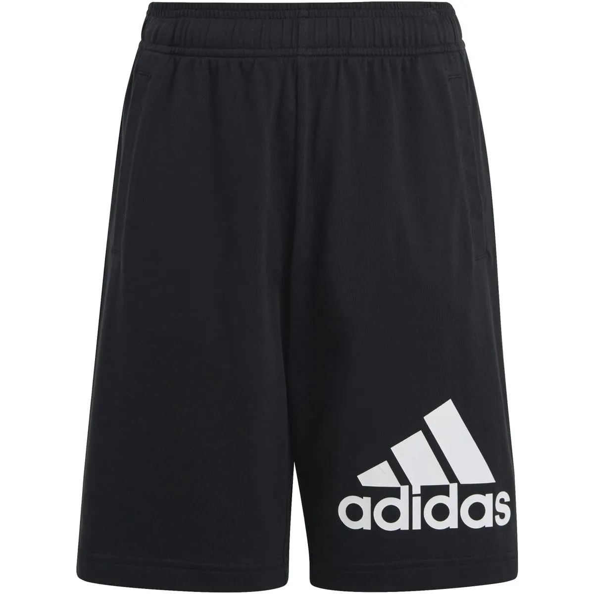 Essentials Big Logo Cotton Kinder Shorts, schwarz 152