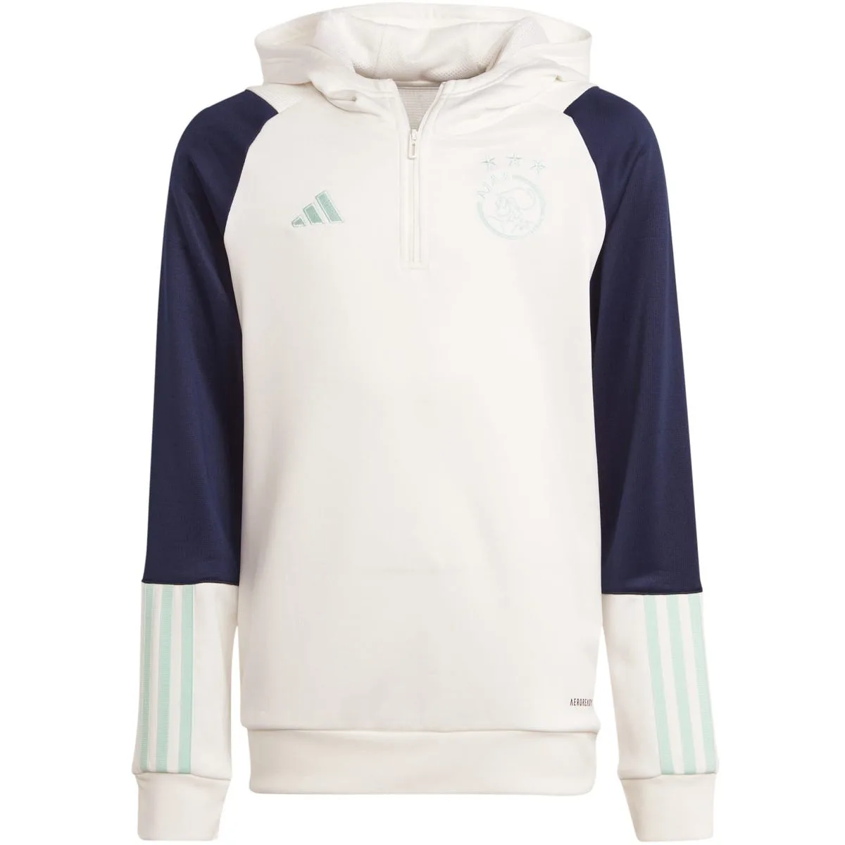 Ajax Amsterdam Tiro 23 Kinder Fußballjacke, weiß 140