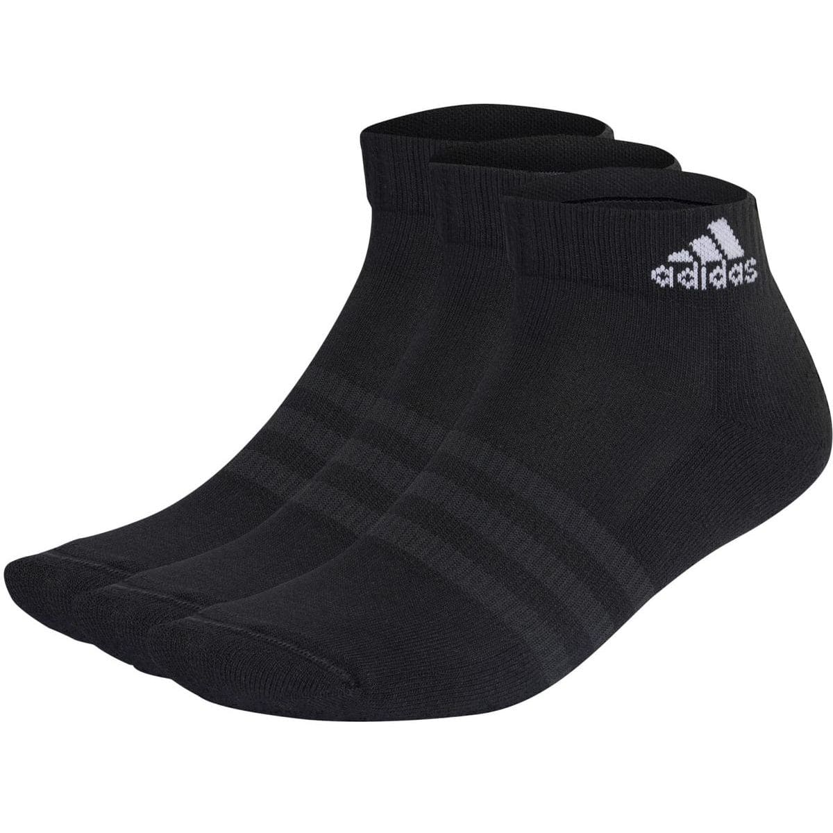 Cushioned Sportswear Ankle 3er-Pack Socken, schwarz L