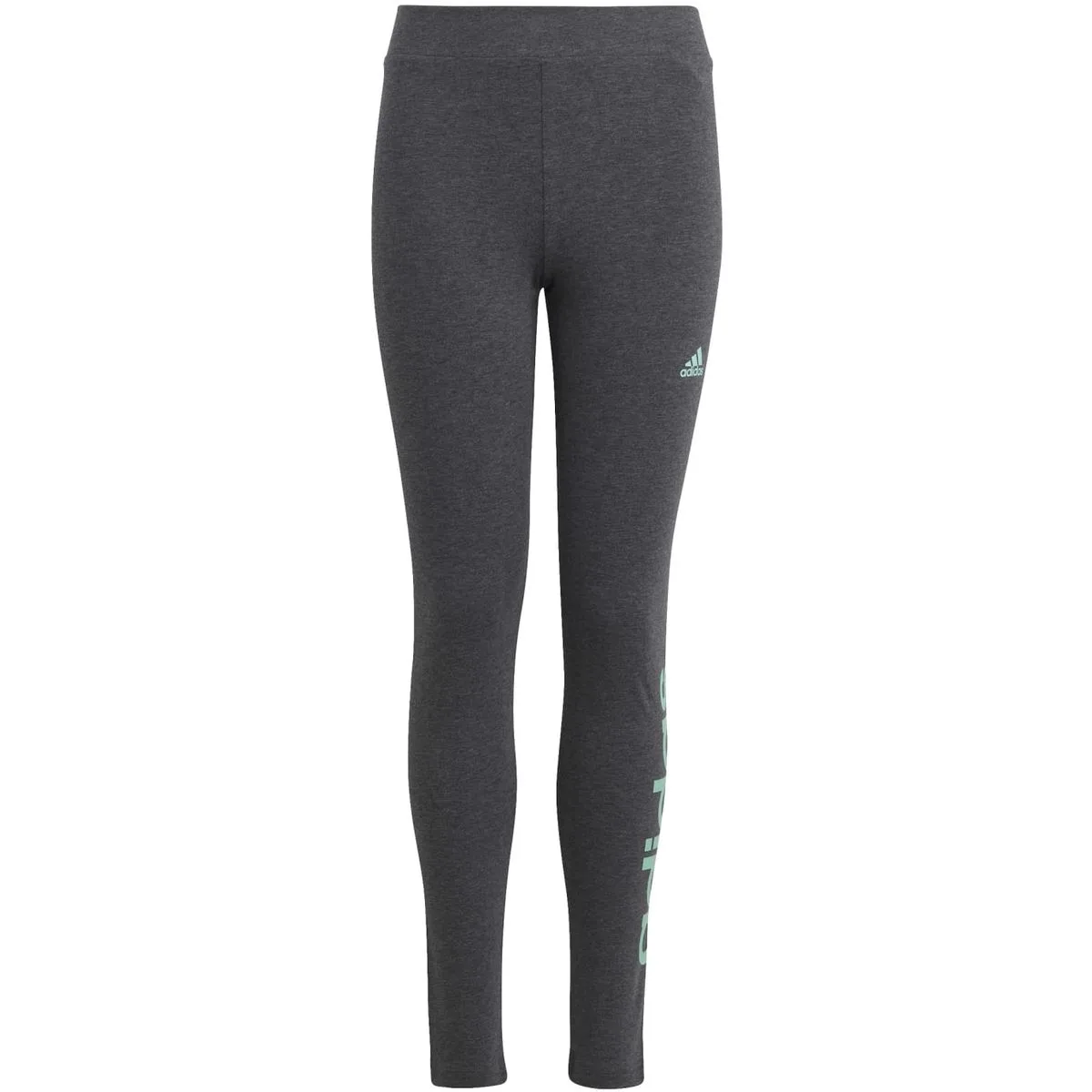 Essentials Linear Logo Cotton Leggings Mädchen Tights, grau 152