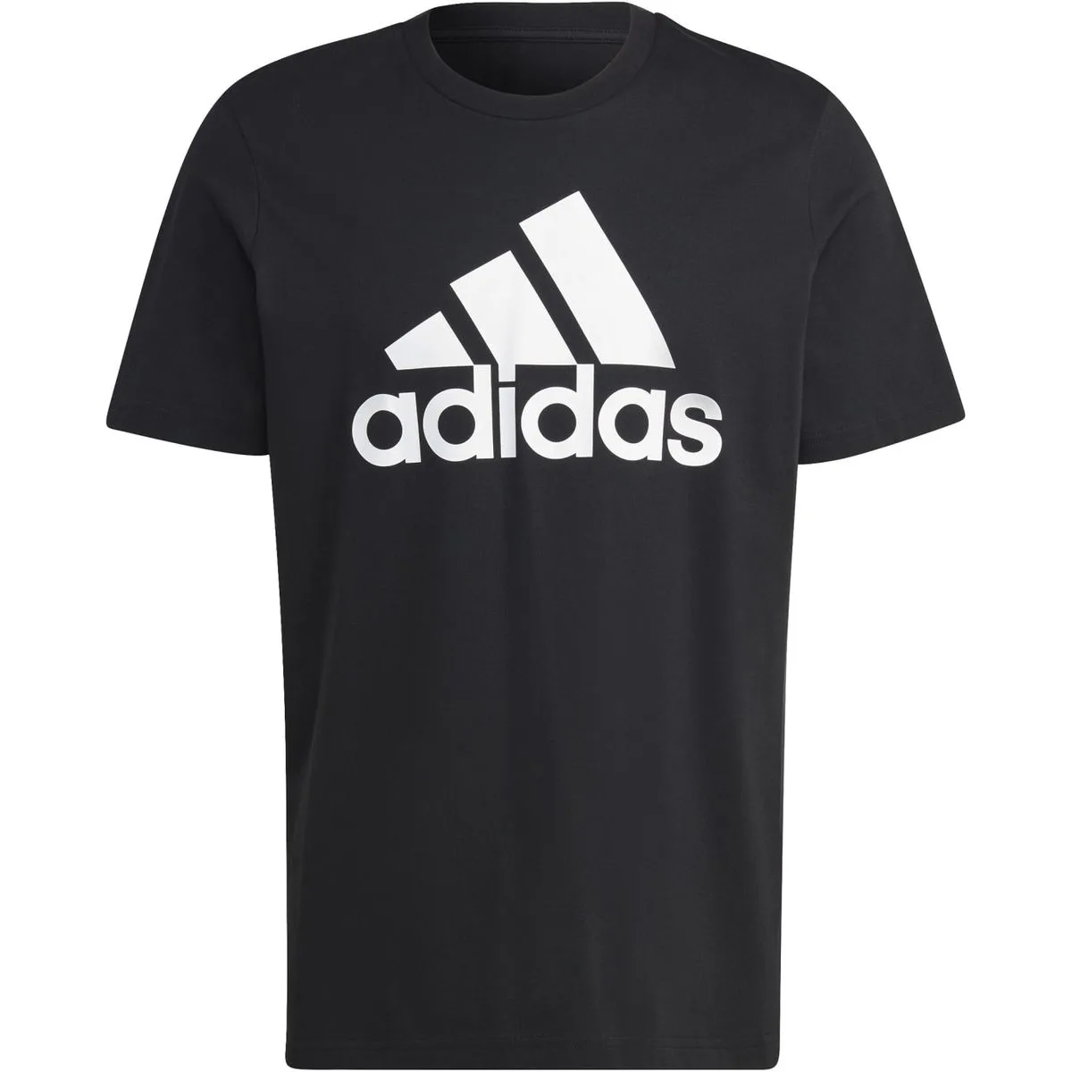 Essentials Single Big Logo Herren T-Shirt, schwarz M