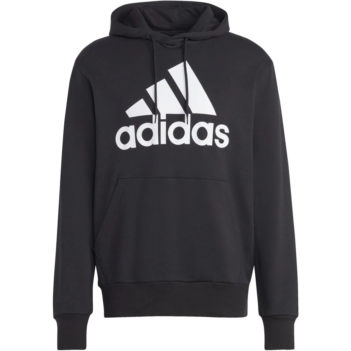 Essentials French Terry Big Logo Herren Kapuzensweater, schwarz 2XL