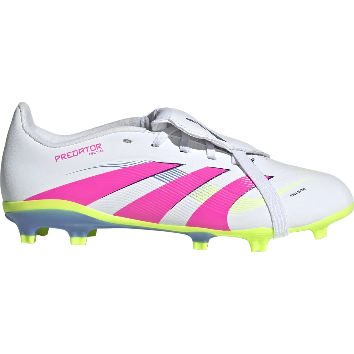 Predator League Fold-Over Tongue FG Kinder Nockenschuhe, weiß, Größe 35 ½ 35 ½