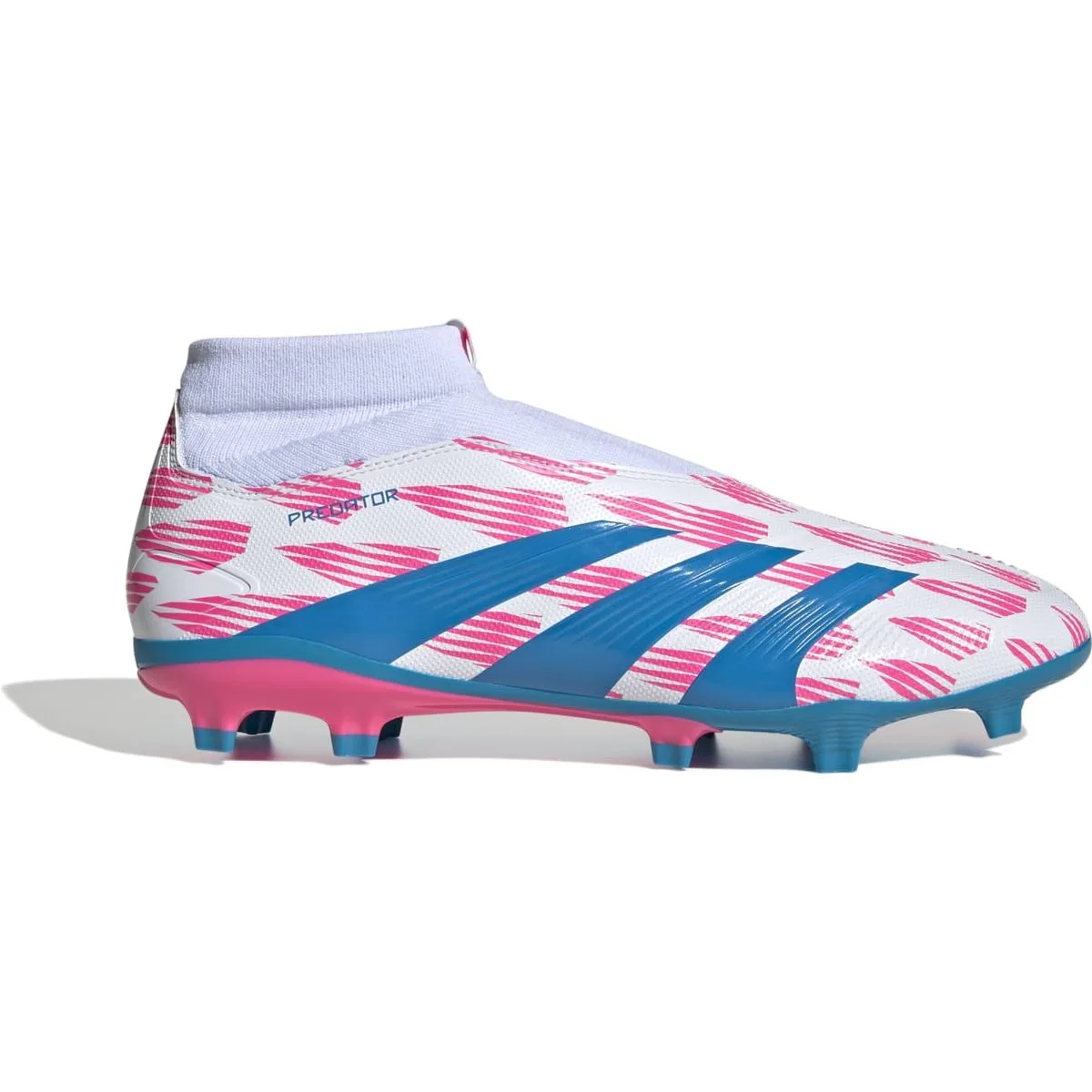 Predator League Laceless Firm Ground Nockenschuhe, weiß, Größe 46 46