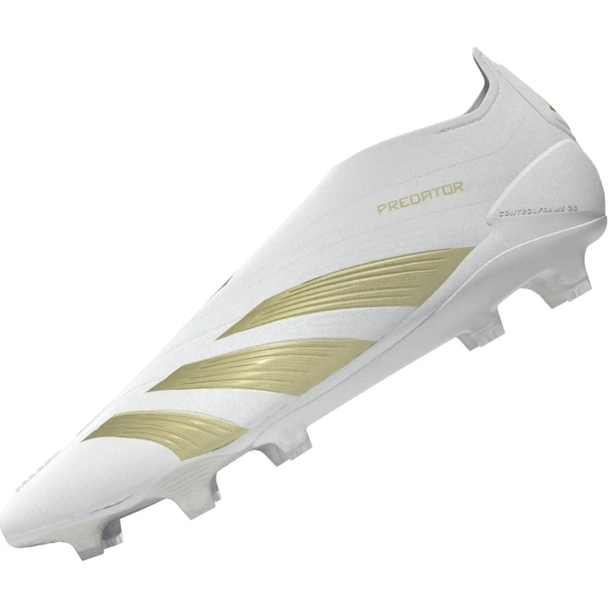 Predator Elite Laceless FG Nockenschuhe, weiß, Größe 46 ⅔ 46 ⅔