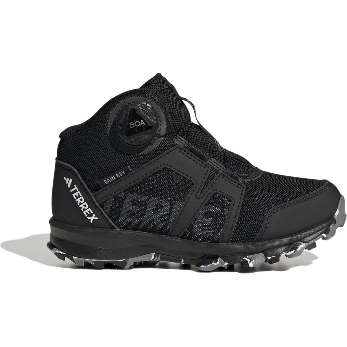 Terrex BOA Mid RAIN.RDY Wanderschuh Kinder Trailrunningschuhe, schwarz, Größe 33 33