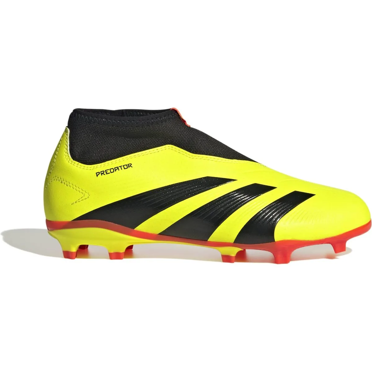 Predator 24 League Laceless FG Fußballschuh Kinder Nockenschuhe, gelb, Größe 38 ⅔ 38 ⅔
