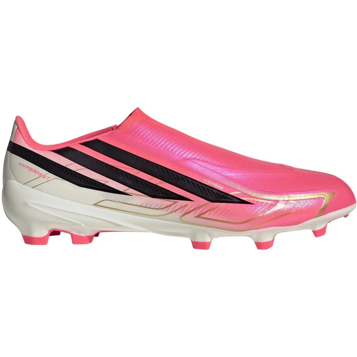 F50 Hyperfast League Laceless FG Nockenschuhe, rosa, Größe 47 ⅓ 47 ⅓