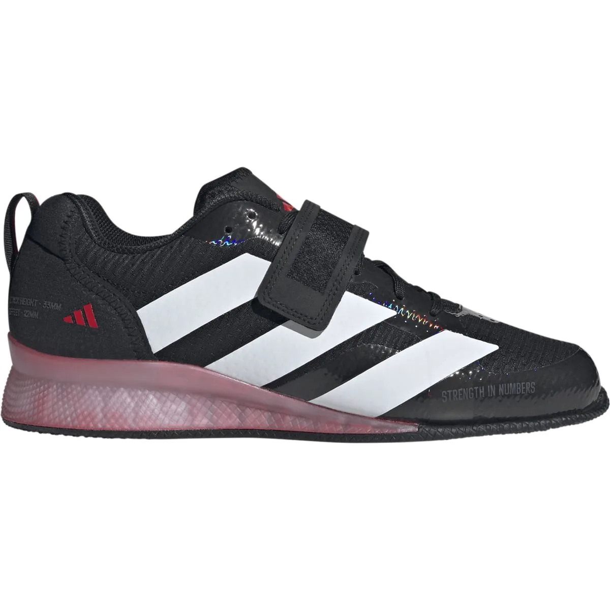 Adidas Adipower 3 Gewichtheberschuh Trainingsschuhe, schwarz, Größe 45 ⅓