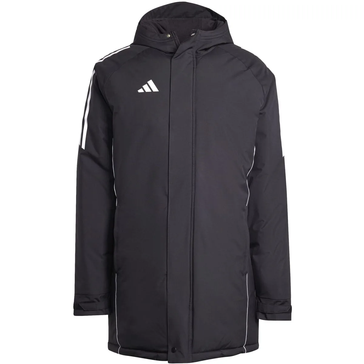 Tiro 24 Stadium Parka Herren Fußballjacke, schwarz XL