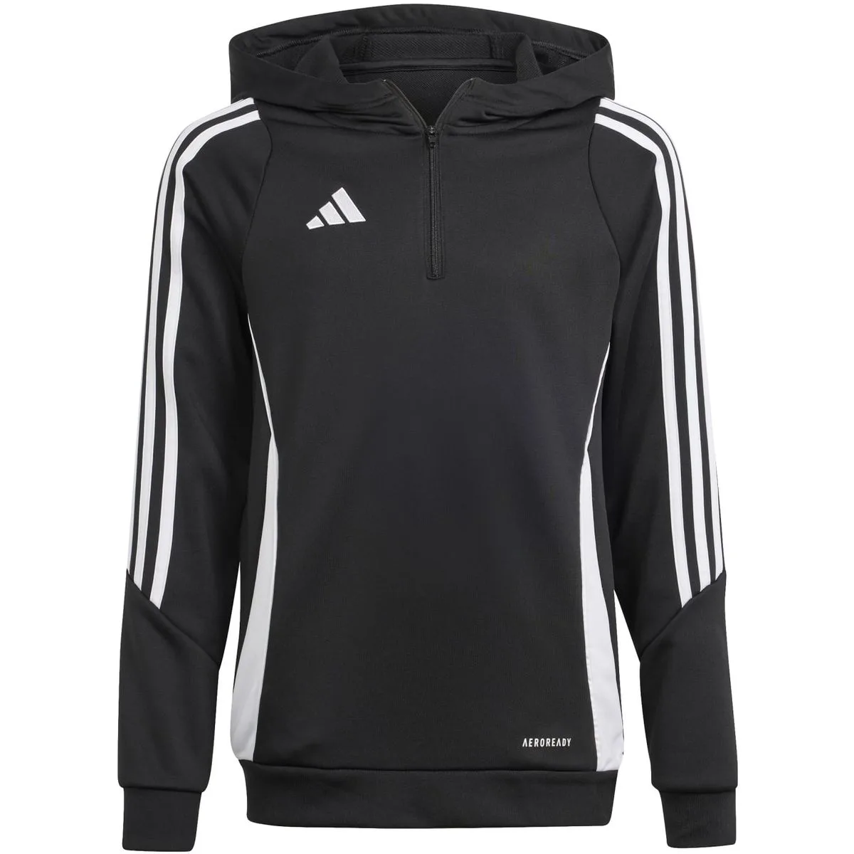 Tiro 24 Training Kinder Kapuzensweater, schwarz 152