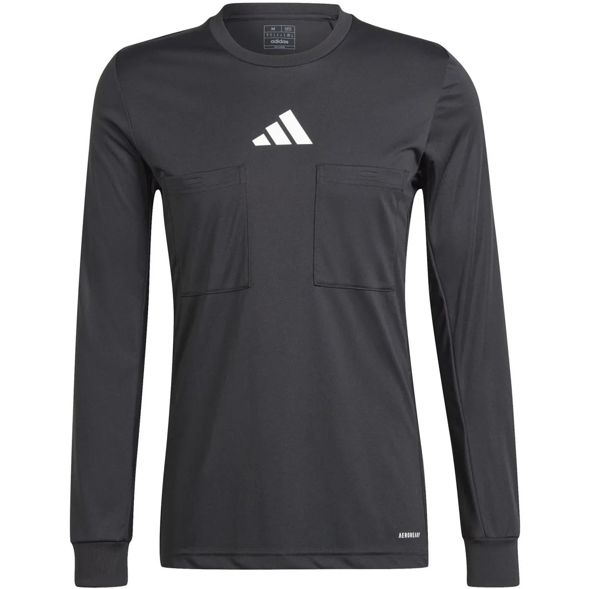 Referee 24 Jersey Long Sleeve Herren Schiedsrichterhemd, schwarz 2XL
