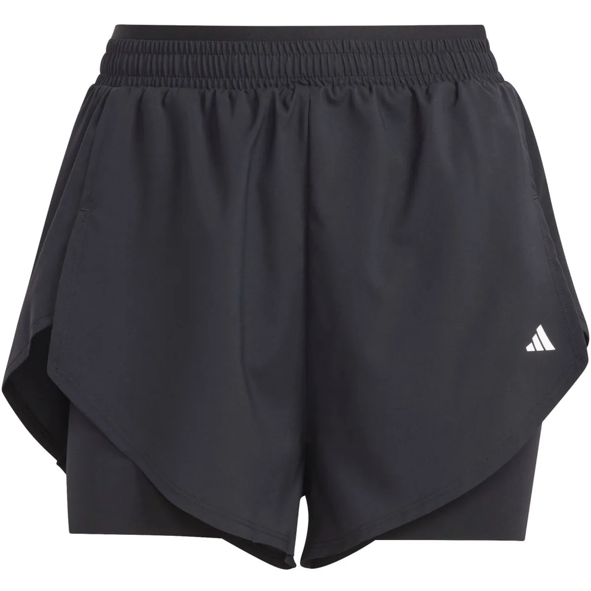 Designed for Training 2-in-1 Damen Shorts, schwarz XL