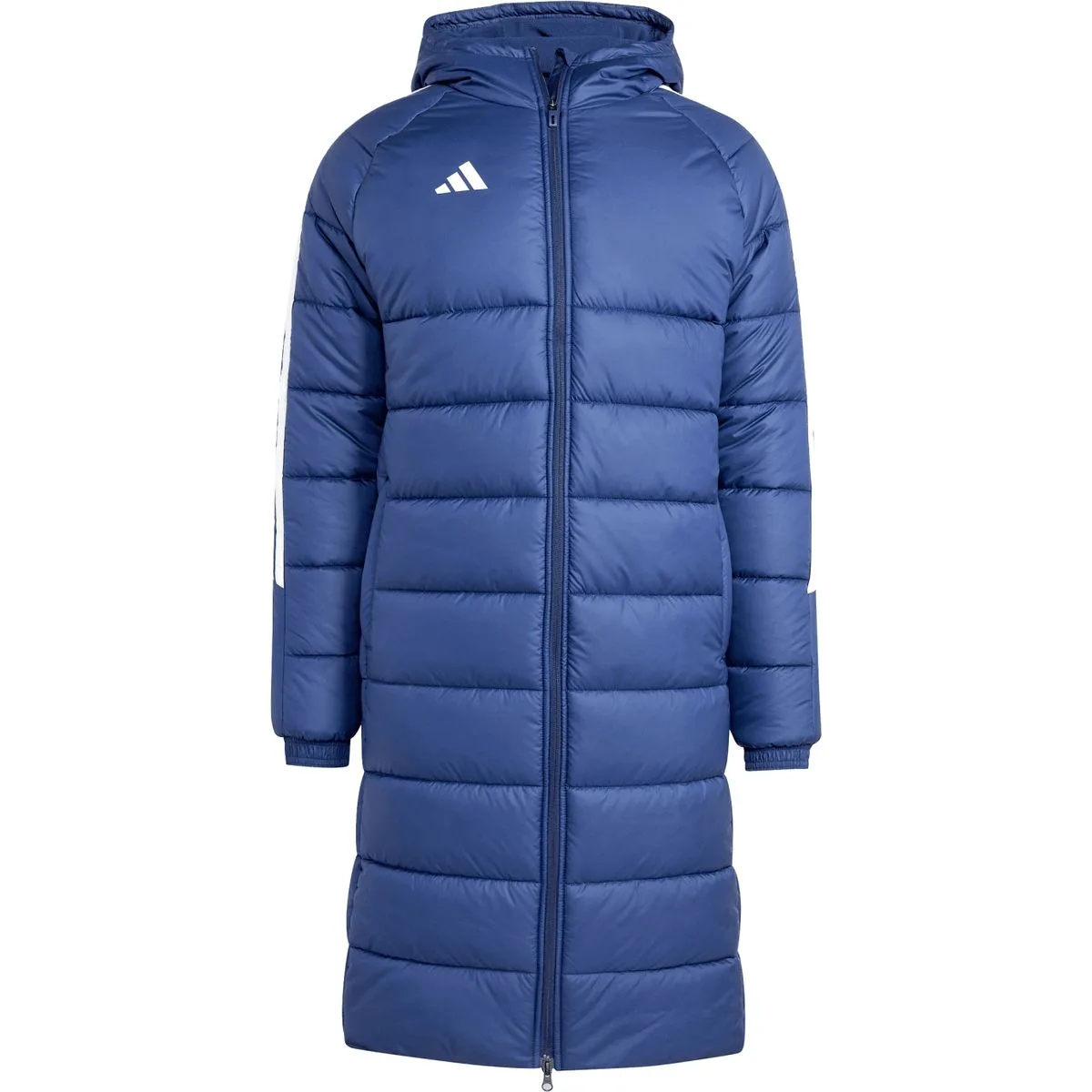 Tiro 24 Long Mantel Herren Fußballjacke, blau L