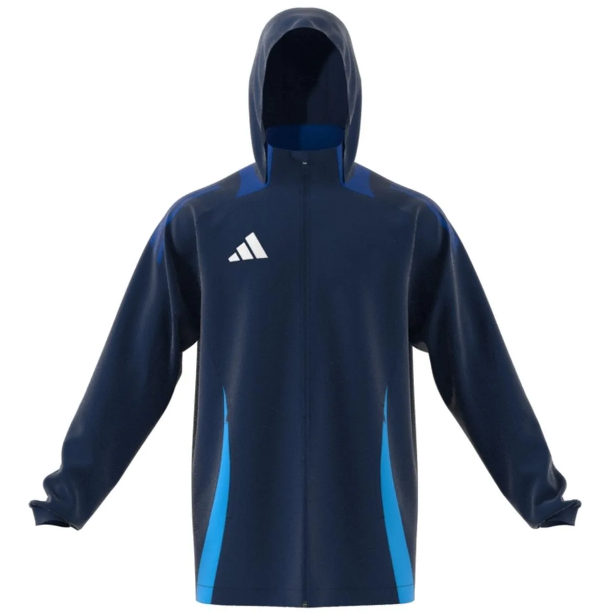 Tiro24 Competition ALL Weather Jacket Herren Fußballjacke, blau S