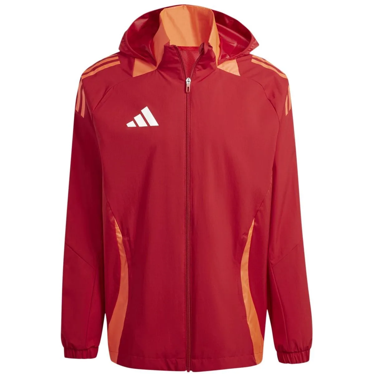 Tiro24 Competition ALL Weather Jacket Herren Fußballjacke, rot XL