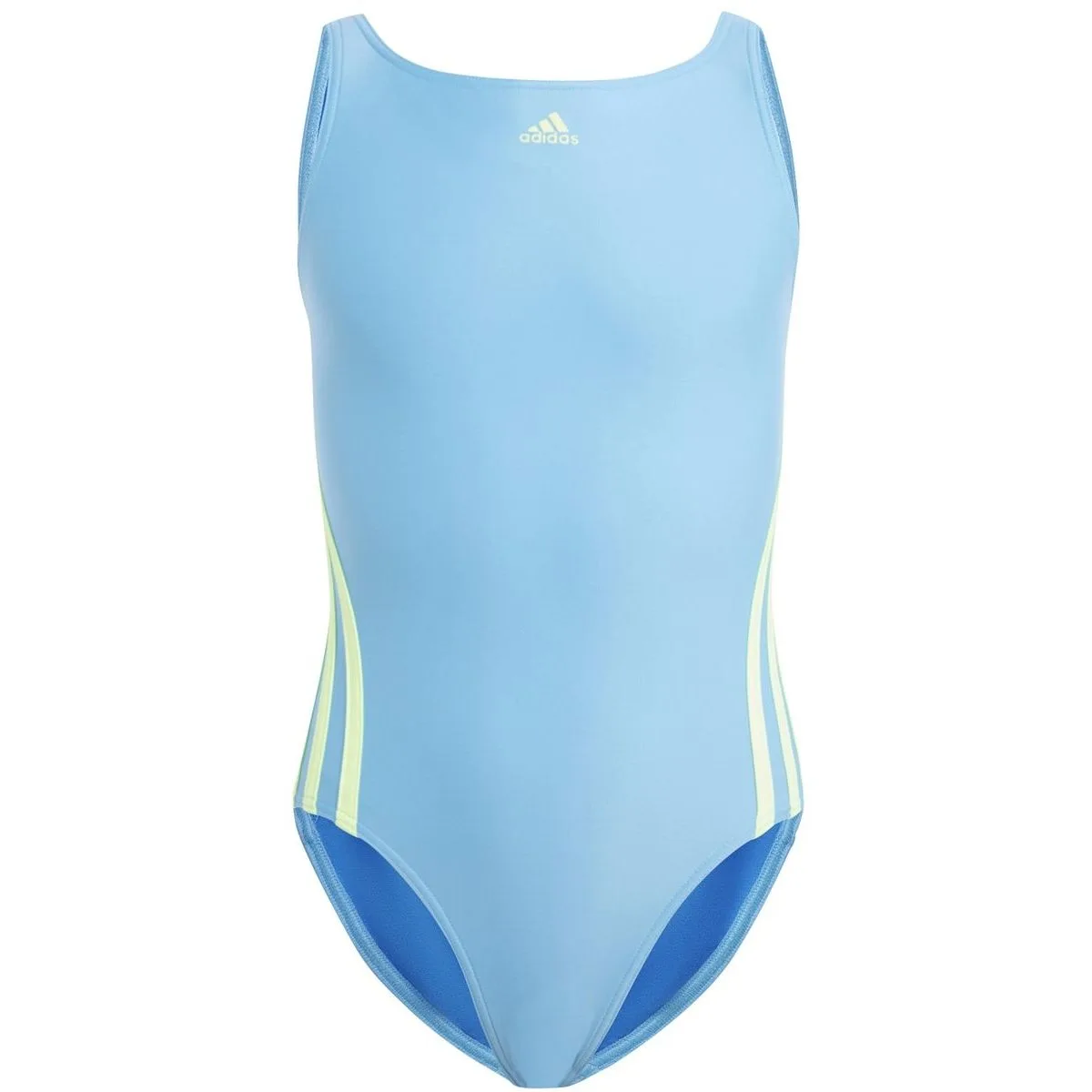 Adidas Sportswear 3 Stripes Swimsuit Mädchen Badeanzug, blau