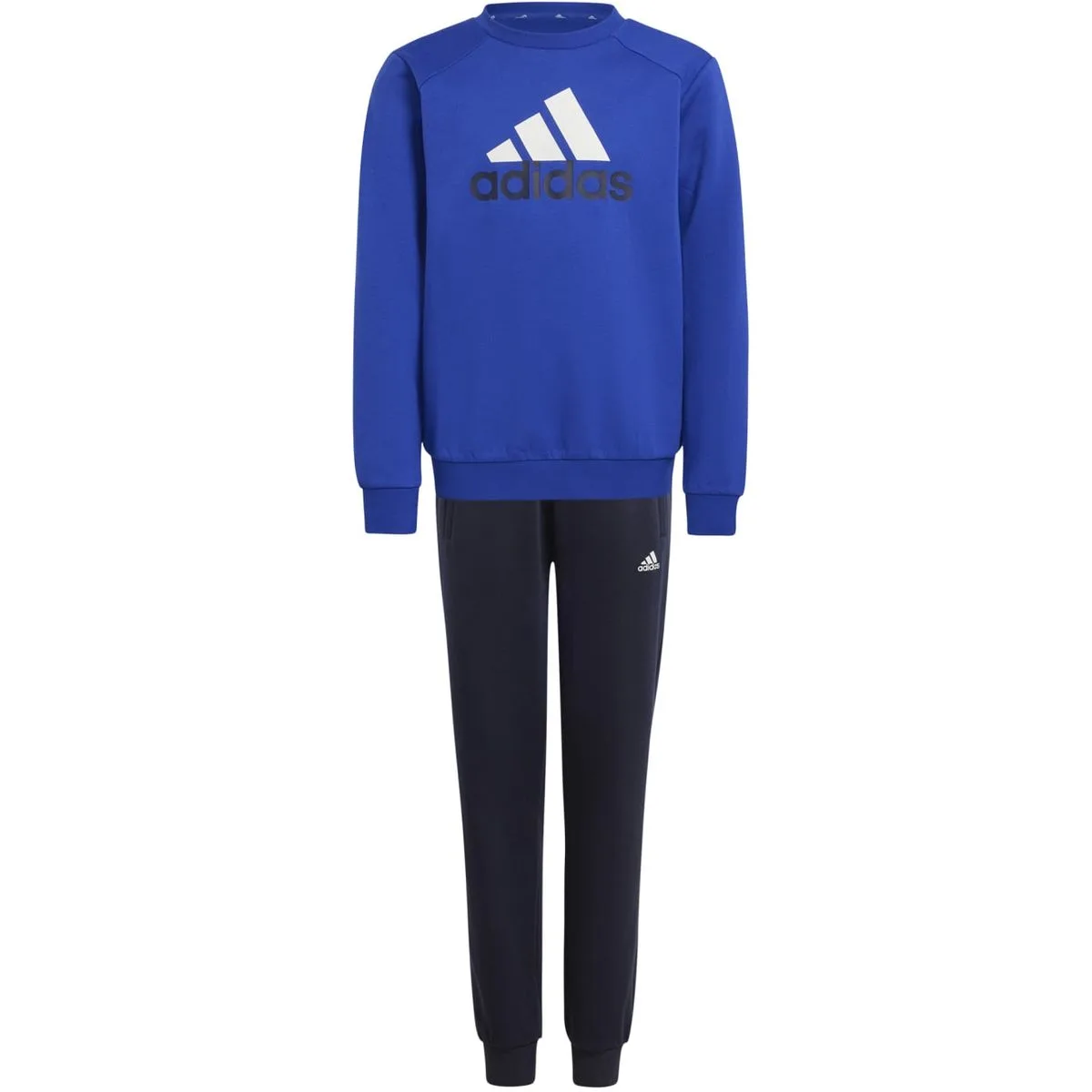 Adidas Essentials Big Logo Kids Jogginganzug Kinder blau