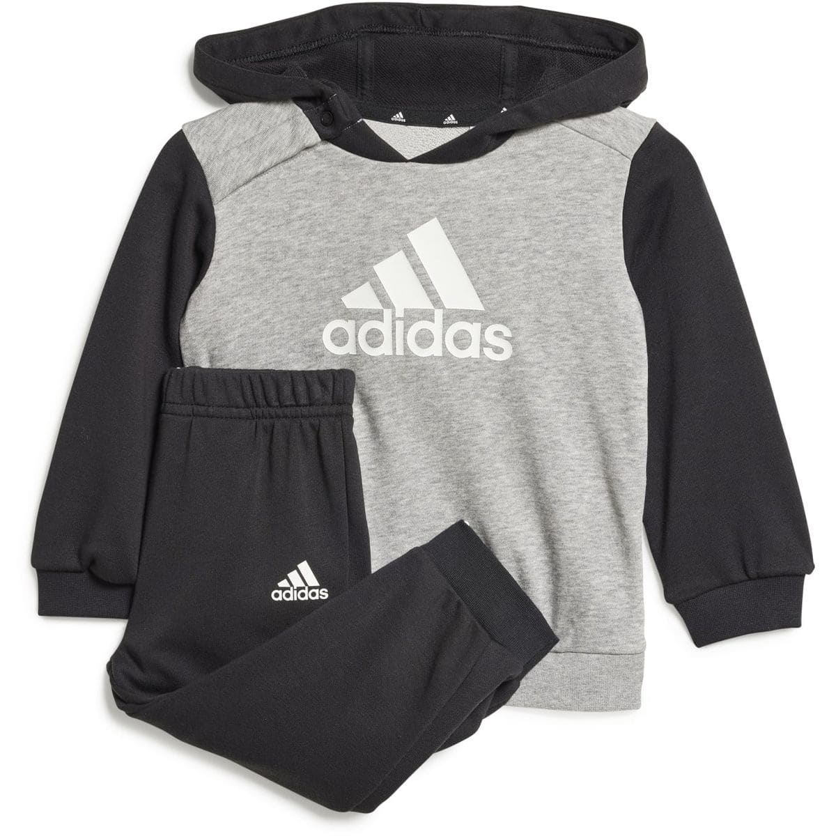 Adidas Essentials Colorblock Jogginganzug Kinder schwarz
