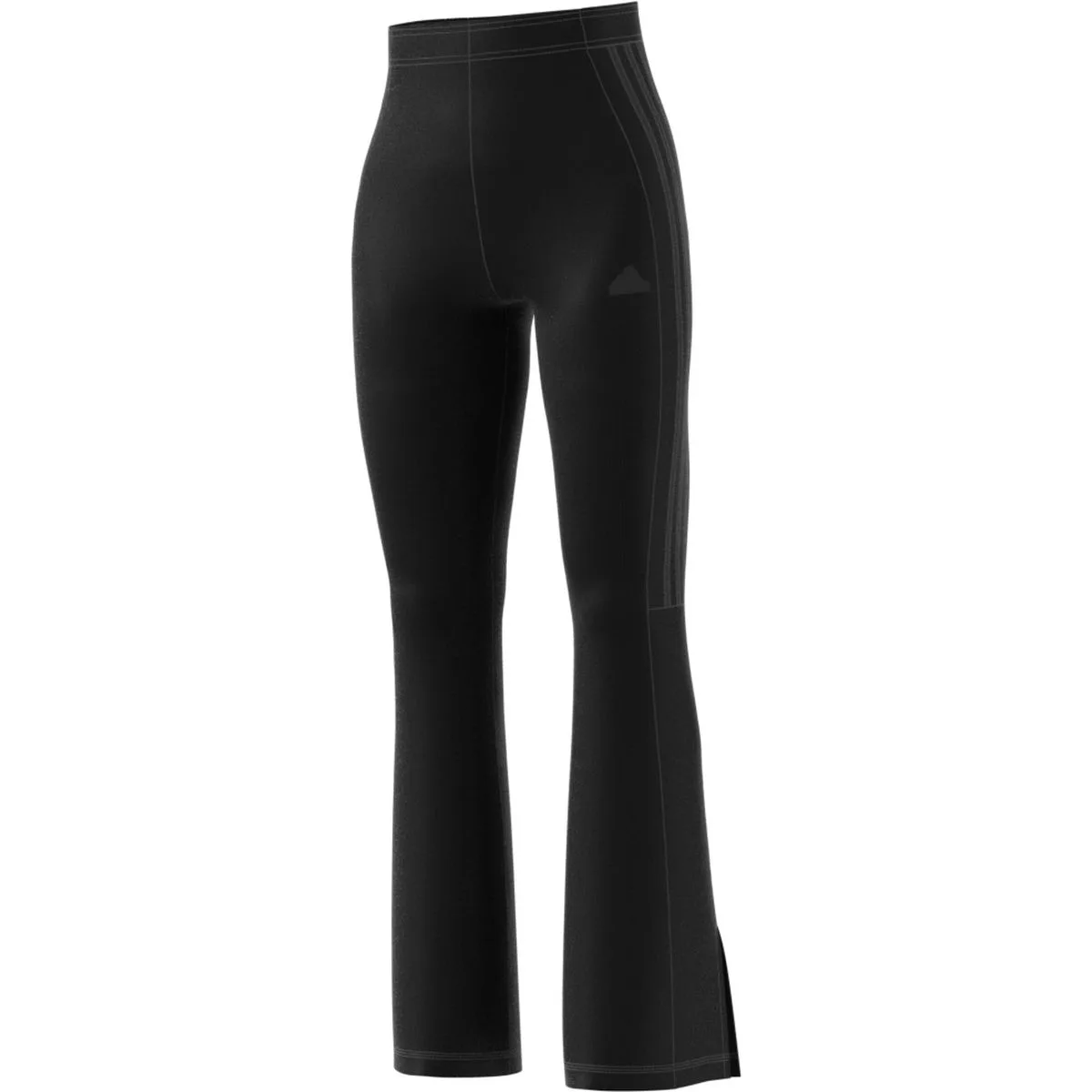 Tiro CUT 3 Stripes Stretchy Velour Flared LEG Leggings Damen Tights, schwarz L