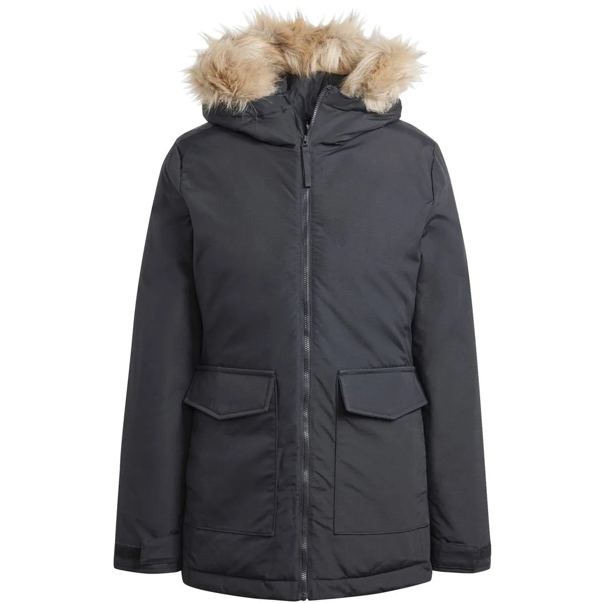 Adidas Paveric Fur Damen Jacke, schwarz 4067896965543