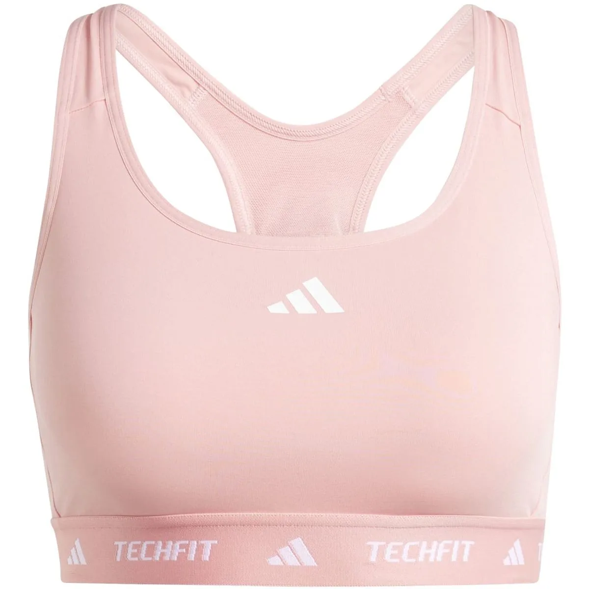 Adidas Techfit Medium Support Damen Sport-BH, rosa