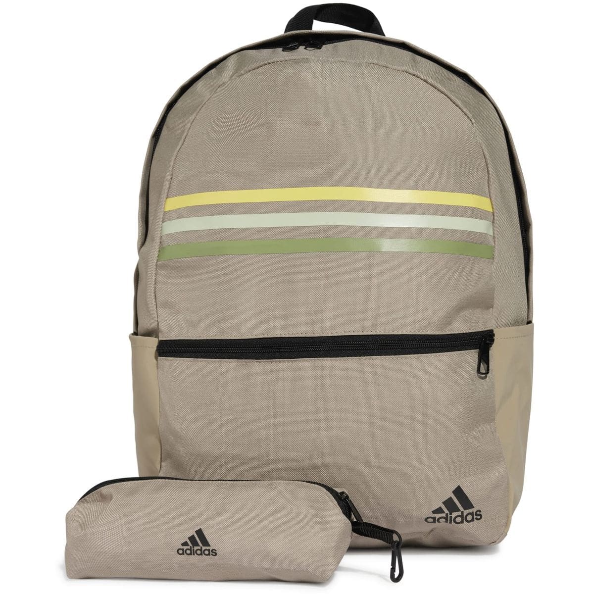 Adidas Classic Horizontal 3-Streifen Rucksack Daybag, grün