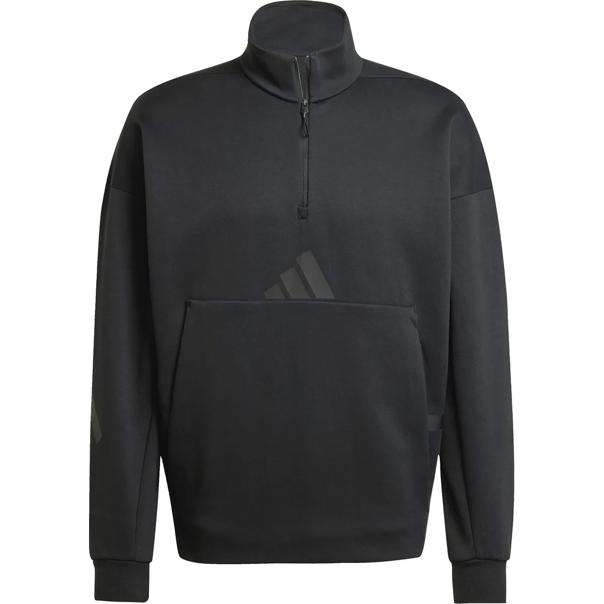 Z.n.e. Quarter-Zip Herren Sweatshirt, schwarz M