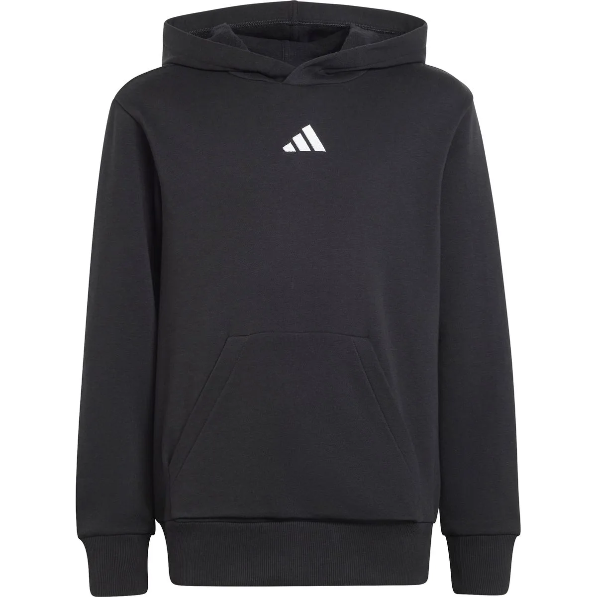 Essentials Kinder Kapuzensweater, schwarz 176