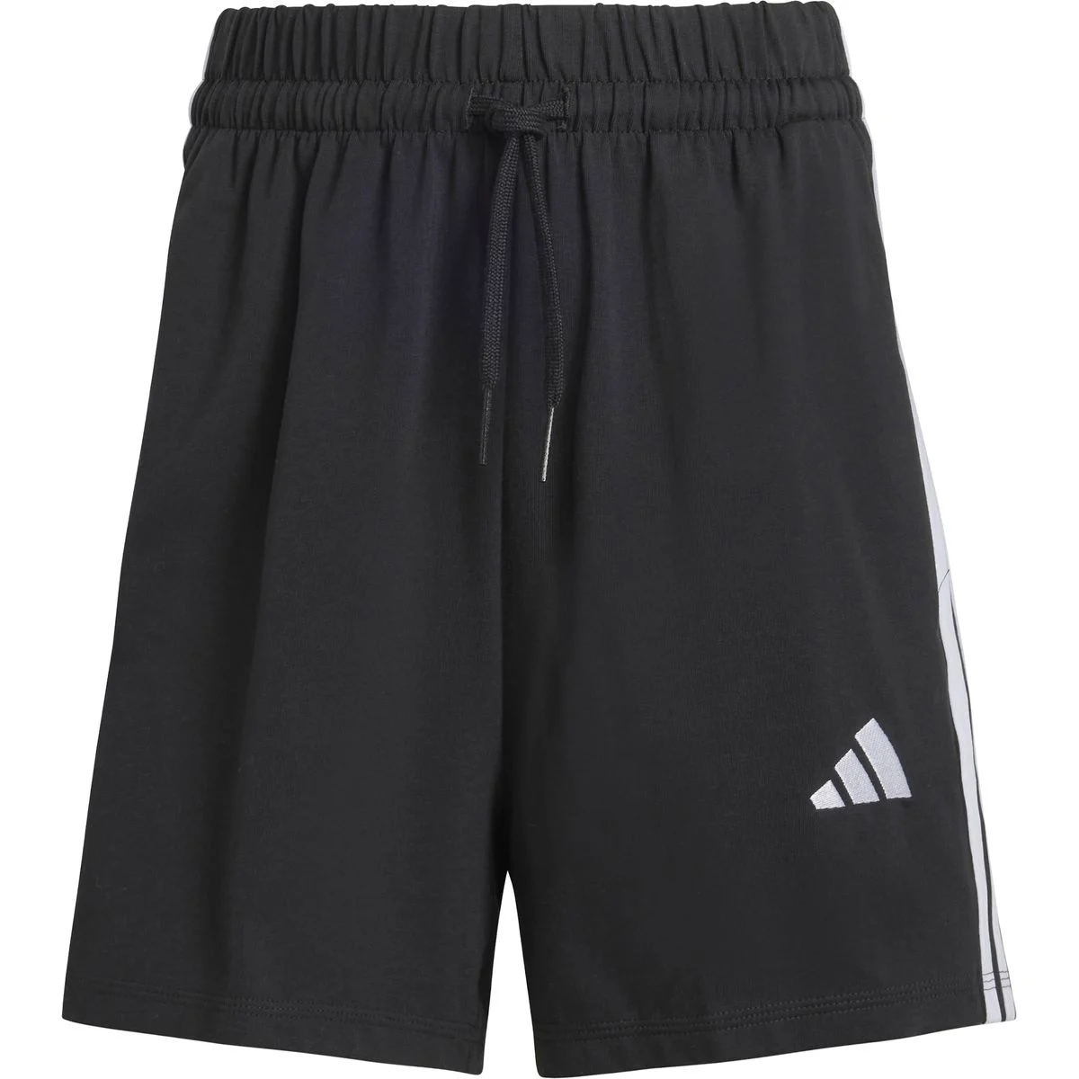 Essentials 3-Streifen Cotton Damen Shorts, schwarz S