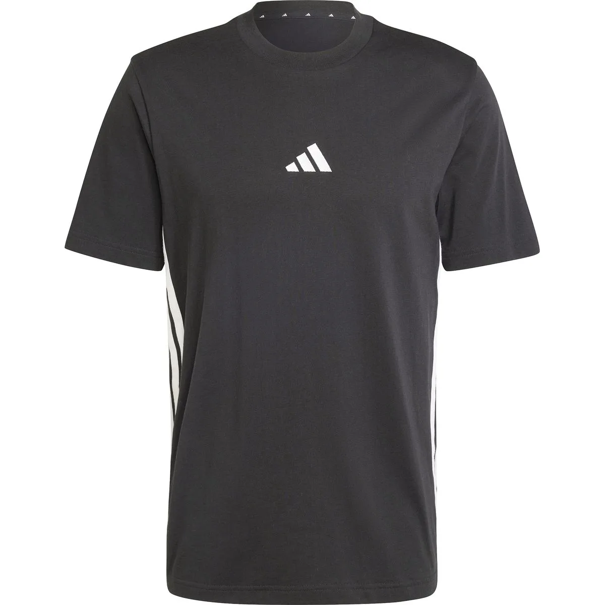 Essentials 3-Streifen Single Herren T-Shirt, schwarz 3XL