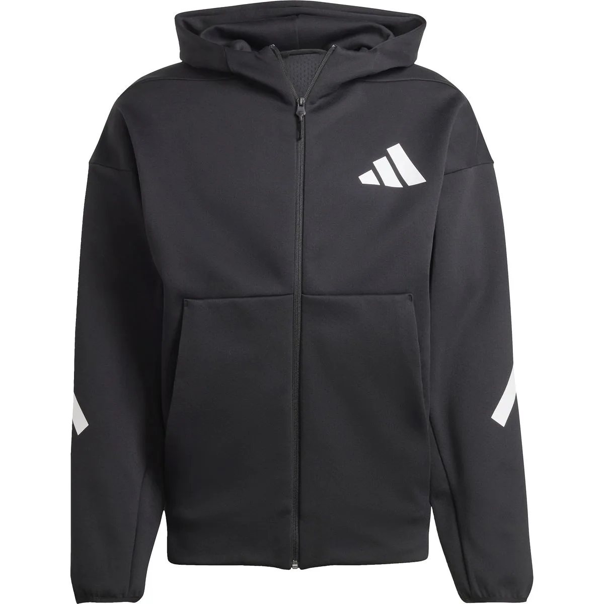 New Z.n.e. Full-Zip Hooded Track Herren Kapuzensweater, schwarz M