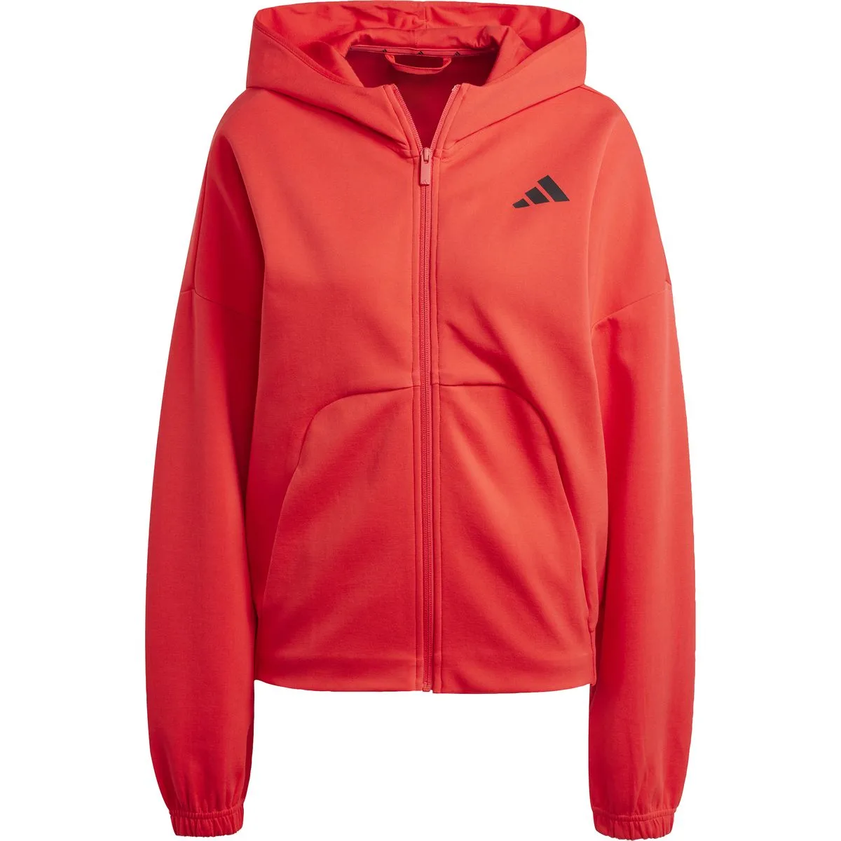 Future Icons Small Logo Full-Zip Damen Kapuzensweater, rot 2XL