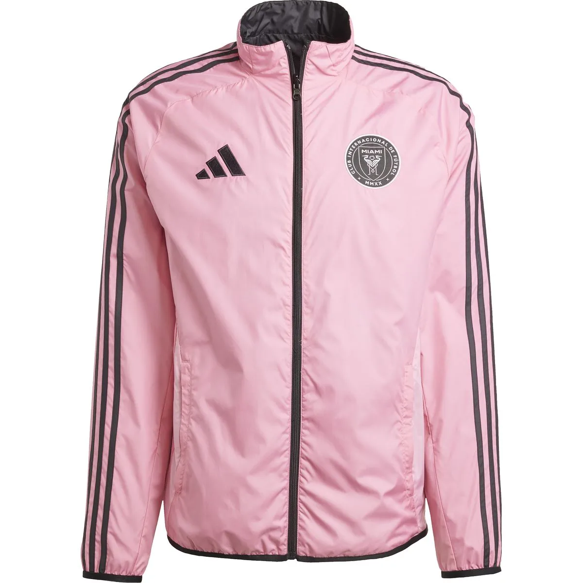 Inter Miami CF Reversible Anthem Herren Fußballjacke, rosa M
