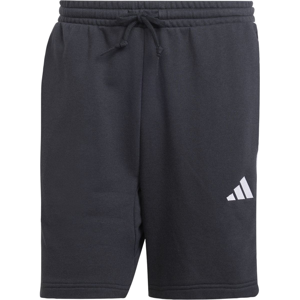 Essentials 3-Streifen French Terry Herren Shorts, schwarz S